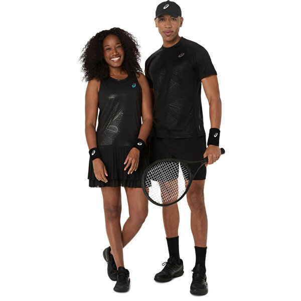 Asics Match Dress Night Energy Kadın Black/pure Silver Elbise 2042A386-001-7