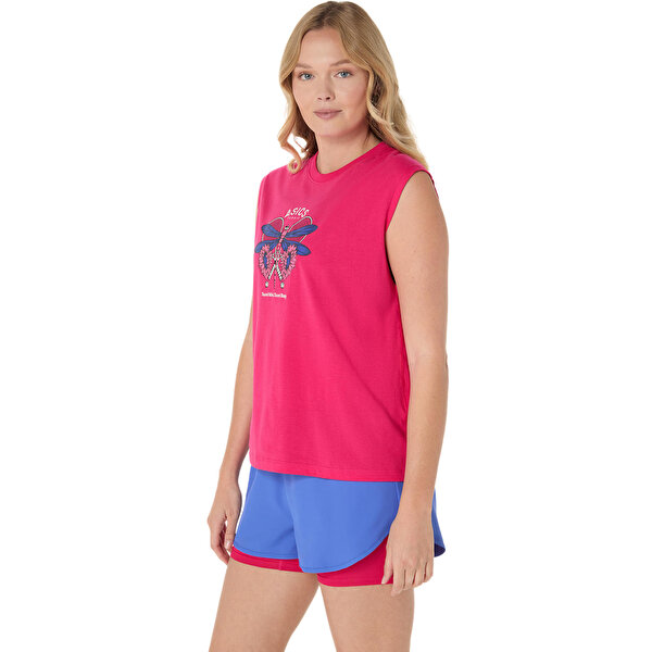 Game Seasonal Graphic Top Kadın Red Tshirt 2042A393-600