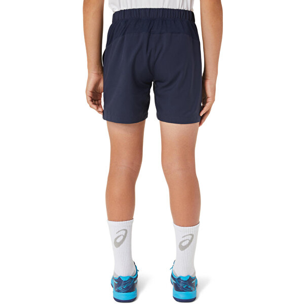 Asics Boys Tennis Short Büyük Unisex Çocuk Lacivert Şort 2044A037-400-2
