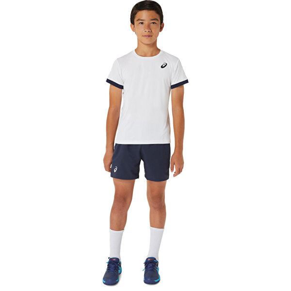 Asics Boys Tennis Short Büyük Unisex Çocuk Lacivert Şort 2044A037-400-5