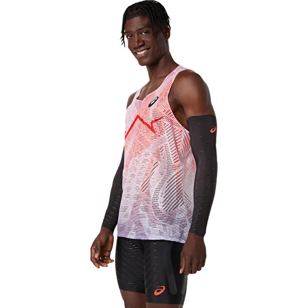 Asics Metaspeed Singlet Erkek Kırmızı Atlet 2091A807-605-1