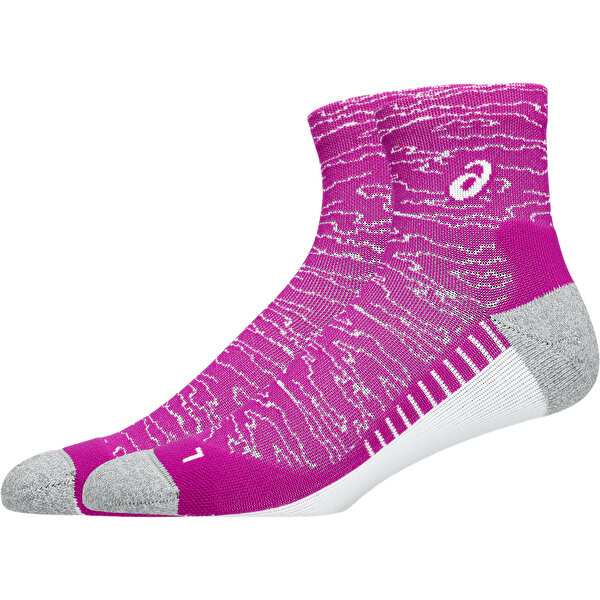 Asics Performance Run Sock Quarter Unisex Dark Purple Koşu Çorabı 3013A979-500-1
