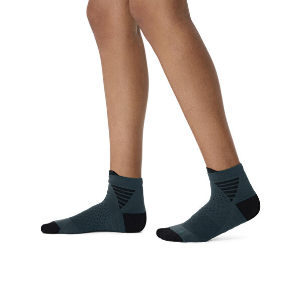 Asics Fujitrail Quarter Sock Unisex Dark Green Koşu Çorabı 3013B098-300-5