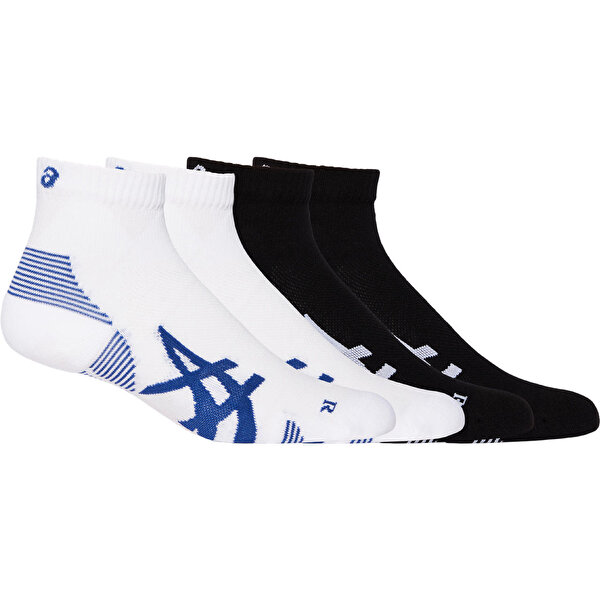 2Ppk Cushion Run Quarter Sock Unisex Siyah Koşu Çorabı 3013A800-001
