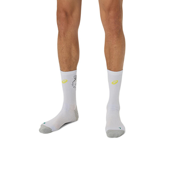 Asics Performance Run Sock Crew Unisex Açık Mavi Koşu Çorabı 3013A976-404-5