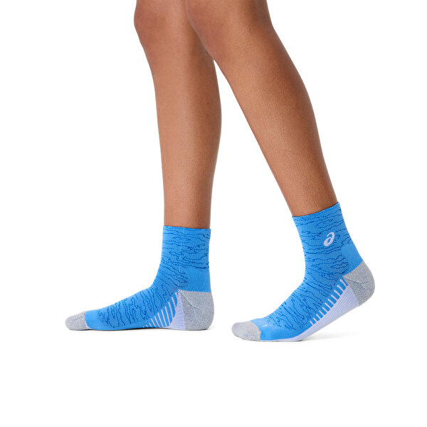 Asics Performance Run Sock Quarter Unisex Lacivert Koşu Çorabı 3013A979-401-4