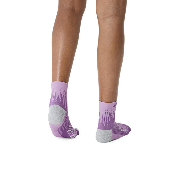 Asics Performance Run Sock Quarter Unisex Krem Koşu Çorabı 3013A980-501-5