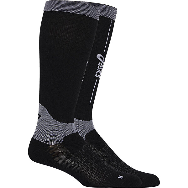 Asics Performance Run Compression Sock Unisex Black/pure Silver Koşu Çorabı 3013A990-001