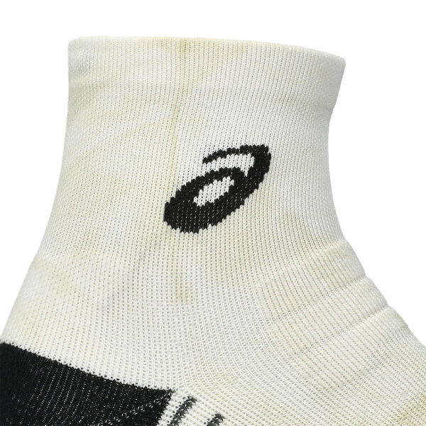 Asics Performance Run Quarter Sock Unisex White Traditional Koşu Çorabı 3013B016-100-2