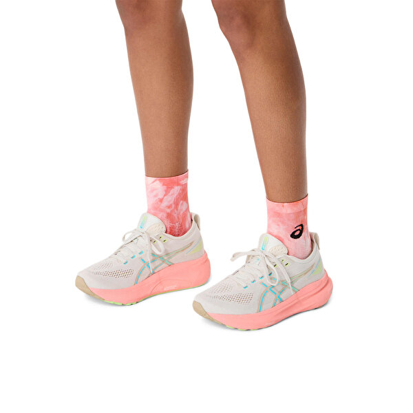 Asics Performance Run Quarter Sock Unisex Orange Koşu Çorabı 3013B016-700-6