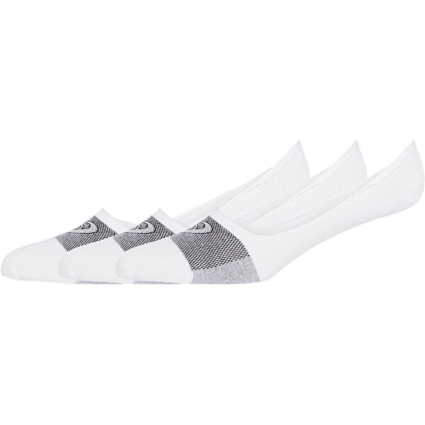 Asics 3Ppk Secret Sock Unisex Beyaz Gri Koşu Çorabı 3033A394-100-1