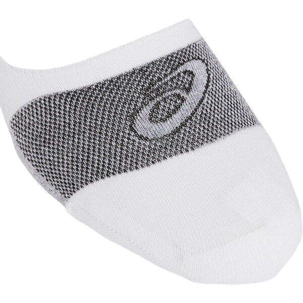 Asics 3Ppk Secret Sock Unisex Beyaz Gri Koşu Çorabı 3033A394-100-2
